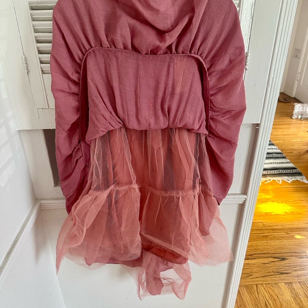 NWT JOYFOLIE Kids Pink Ruffled Dress - Size 6 - Picture 4 of 9